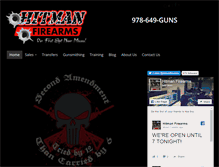Tablet Screenshot of hitman-firearms.com